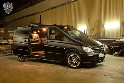 Модель Mercedes Viano Brabus Black - VIP Тюнинг микроавтобусов от Blessedman