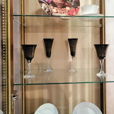 Шкаф для посуды угловой Joconda орех Miassmobili Новосибирск