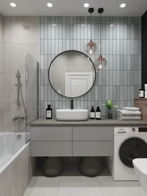 Дизайн интерьера для маленькой ванной 2023 | 25 фото