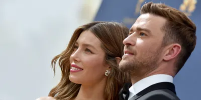 Justin Timberlake and Jessica Biel at Paris Fashion Week [PHOTOS]