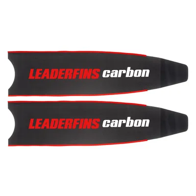 Лопасти Leaderfins Pure Carbon (Карбоновые, Красная Отбортовка) ᐉ Купить с  Доставкой