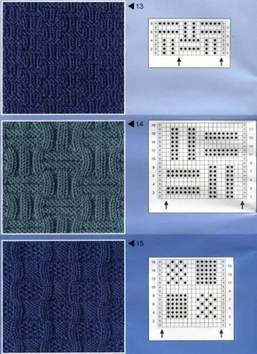 Узоры из лицевых и изнаночных петель (УЗОРЫ СПИЦАМИ) — Журнал Вдохновение  Рукодельницы