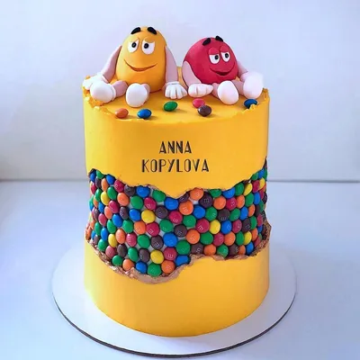 Cakeideasfoto on Instagram: “Repost @mama_tortov Идея👍 #cake #cakes  #cupcake #cupcakes #торт #торты #тортик #тор… | Торт m\u0026m, Тематические торты,  Юбилейные торты