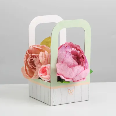 Коробка-переноска для цветов «For you», 12 × 12 × 22 см (2979211) - Купить  по цене от 65.00 руб. | Интернет магазин SIMA-LAND.RU