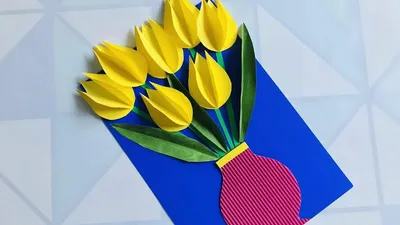 Цветы для мамы: очень красивые поделки к 8 марта | Канал «О!» | Дзен