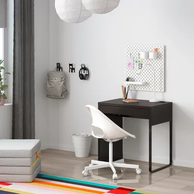 MICKE письменный стол черно-коричневый 73x50 см | IKEA Latvija