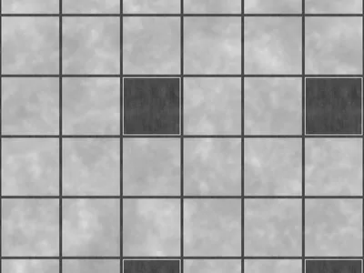 Подвесной потолок растровый грильято 100*100*30 цвет серебристый - 1m2  Квадратный метр KZ