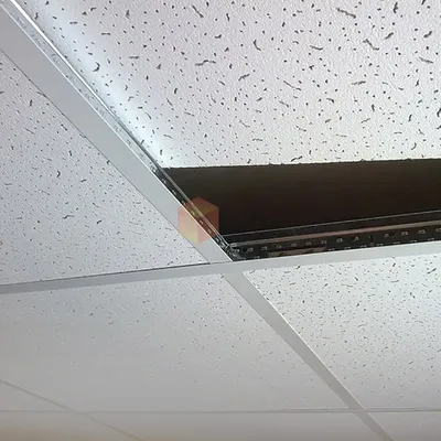 Делаем подвесной потолок в туалете ч.3 - YouTube