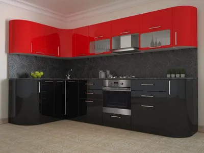 Как оформить кухню в красно-черных тонах: фото удачных решений