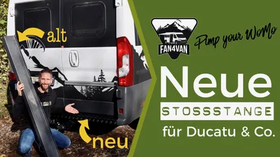 Тюнинг для Fiat Ducato - Новый задний бампер fan4van - FAN4VAN
