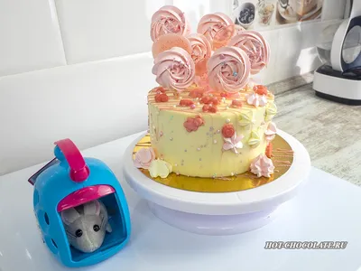 Оформление торта для девочки в бело-розовых тонах — Кулинарные рецепты