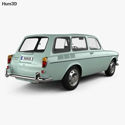 Volkswagen Type 3 (1600) variant 1965 3D модель - Автомобили на Hum3D