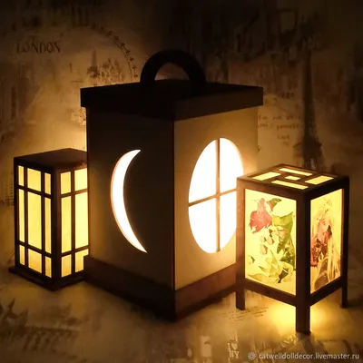 Японские фонари и светильники по вашим параметрам – заказать на Ярмарке  Мастеров – QNN7GRU | Ночники, Муром