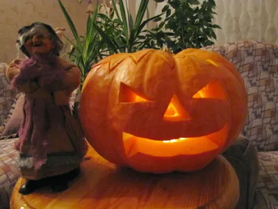 Мир моего творчества: Halloween: тыква-фонарь и семейные фото
