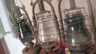 Фонари большущие старинные лампы СССР гасовые керасинка керосиновы: 400  грн. - Коллекционирование Полонное на Olx