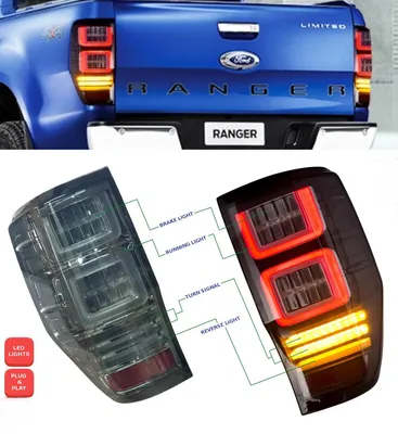 Фонари Ford Ranger T6 T7 тюнинг Led оптика - в Украине от компании M-Tuning.