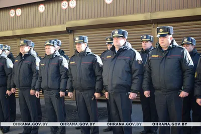 Перешли на зимнюю форму одежды | Могилевское областное управление  департамента охраны МВД Республики Беларусь