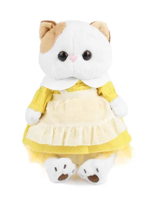 Малышка Лили в желтом платье с передником, 27 см (Подруга кота Басика, Budi  Basa) BUDIBASA 6014058 купить в интернет-магазине Wildberries