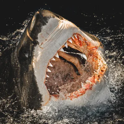 Экстремальные снимки больших белых акул - Zefirka