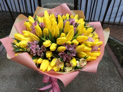 Букет тюльпанов №26 — Цветы в Калининграде с доставкой на дом. Заказывай на  сайте.