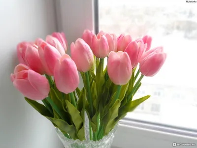 Искусственные цветы Aliexpress 24pcs/lot PU Tulip Artificial Flowers  Wedding Home Decorative Decoration Flower - «И даже зимой у меня дома  весеннее настроение, благодаря этим тюльпанам :). От живых почти не  отличить! Букет