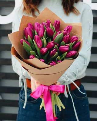 АКЦИЯ! 25 тюльпанов + стильное оформление - Букеты - Торговый дом Орхидея