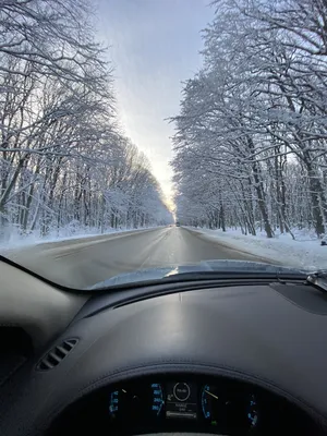 За рулем зимой - 40 фото