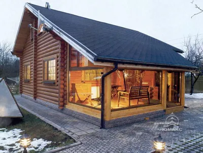 Проект дома с террасой или верандой — Проекты домов в Оренбурге