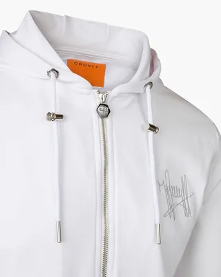 Shop Paolo FZ Hood - White - 95% polyester / 5% elastan | Official Cruyff  Webshop