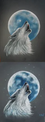 Мастер-класс смотреть онлайн: «Волк, воющий на луну» в технике сухая  пастель | Журнал Ярмарки Мастеров | Искусство мягкой пастели, Пастельные  рисунки, Пастель
