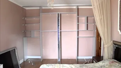 Встроенный шкаф купе в спальню - YouTube