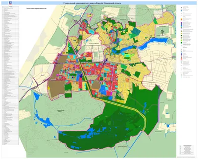 Подробные карты Генерального плана городского округа Королёв - 3 Мая 2011 -  Большой Королёв