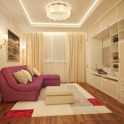 Современная гостиная с угловым диваном
