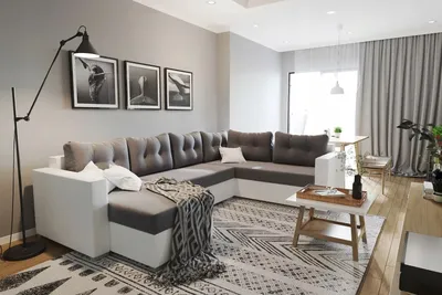 Угловые диваны: фото, дизайн гостиной с угловым диваном, угловой диван в  интерьере гостиной - модели угловых диванов красивые