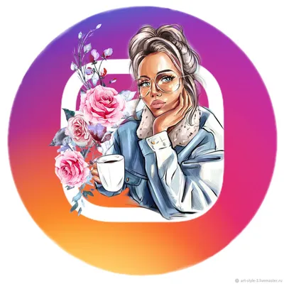 Весенний аватар для Инстаграм – заказать на Ярмарке Мастеров – L4BRIBY |  Создание дизайна, Москва