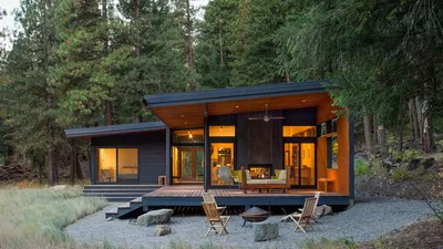 Лесной домик в США 2 - Блог \"Частная архитектура\"