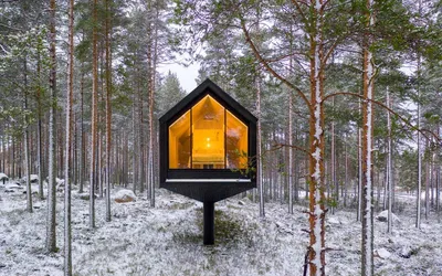 Домик для отдыха в лесу Финляндии (21 фото,видео) | Екабу.ру -  развлекательный портал