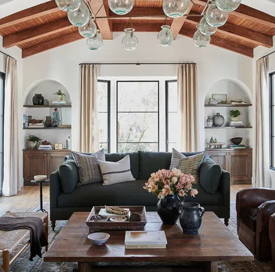 Дерево, кожа и орнаменты: интерьер дома в испанском стиле в Калифорнии 〛 ◾  Фото ◾ Идеи ◾ Дизайн
