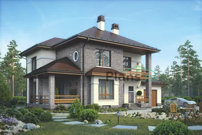 Проект кирпичного дома 46-71 :: Интернет-магазин Plans.ru :: Готовые  проекты домов