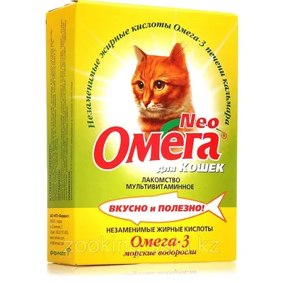 Омега NEO+ для кошек,«Крепкое здоровье» уп.90 таблеток (id 83122484)