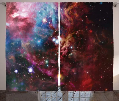 Занавески Космос Вселенная Туманность кластер в космосе Вселенная Галактика  Солнечная небесная зона Оконные Занавески для гостиной - купить по выгодной  цене | AliExpress