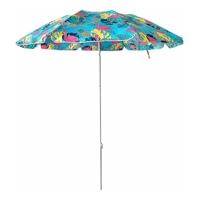 Зонт пляжный Тропики усиленный регулируемый 180 см/ купить Зонт  пляжный/садовый складной 180 см