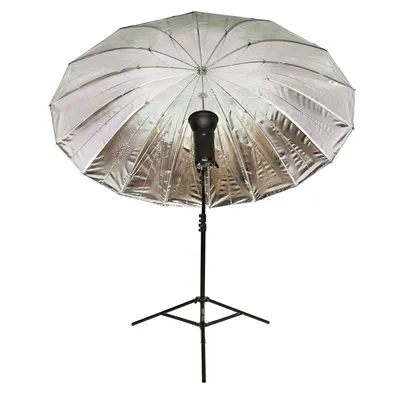 Зонт Slong серебряный на отражение, 180 см купить в Москве - цена 3390 руб  в интернет-магазине | Папарацци