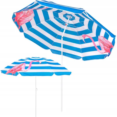 Springos Пляжный зонт с регулируемой высотой и наклоном 180 см BU0013 -  купить Садовые павильоны и зонты Springos - F.UA (Фотос)