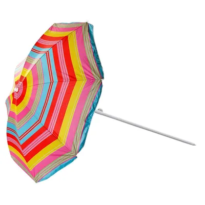 Зонт пляжный С 36390 (30) 4 цвета, d\u003d150см, длина 180см 76156 - Парасольки  - Игрушки оптом