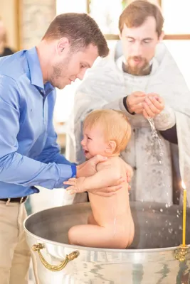 Видеосъемка крещения ребенка в СПб. Видеосъемка крещения