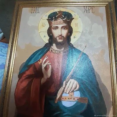 Иконы: Иисус Христос – купить на Ярмарке Мастеров – L6X0GRU | Иконы, Скопин