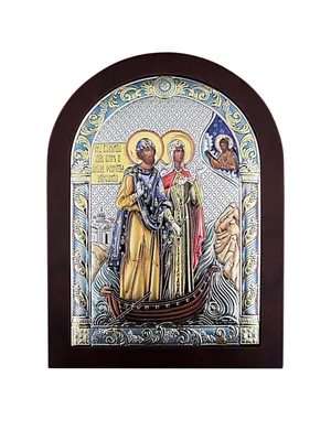 Икона святых Петра и Февронии - Писаная Икона купить в Киеве с доставкой по  Украине | Иконный Двор