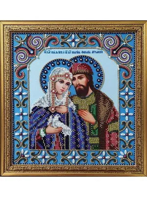 Купить икону Петра и Февронии муромских в мастерской \"Икона Мира