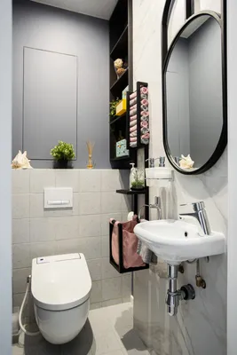Туалеты с инсталляцией – 135 лучших фото-идей дизайна интерьера туалета |  Houzz Россия